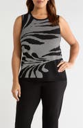 Anne Klein Graphic Sleeveless Top