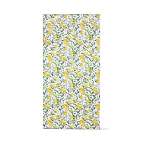 Watercolor Lemon Wall Art Summer Decor Multicolor Print