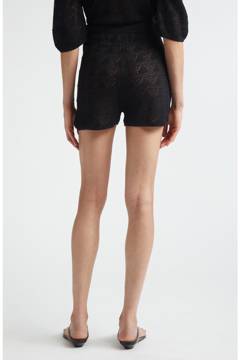 Cortes 3D Shell Knit Shorts, Alternate, color, BLACK