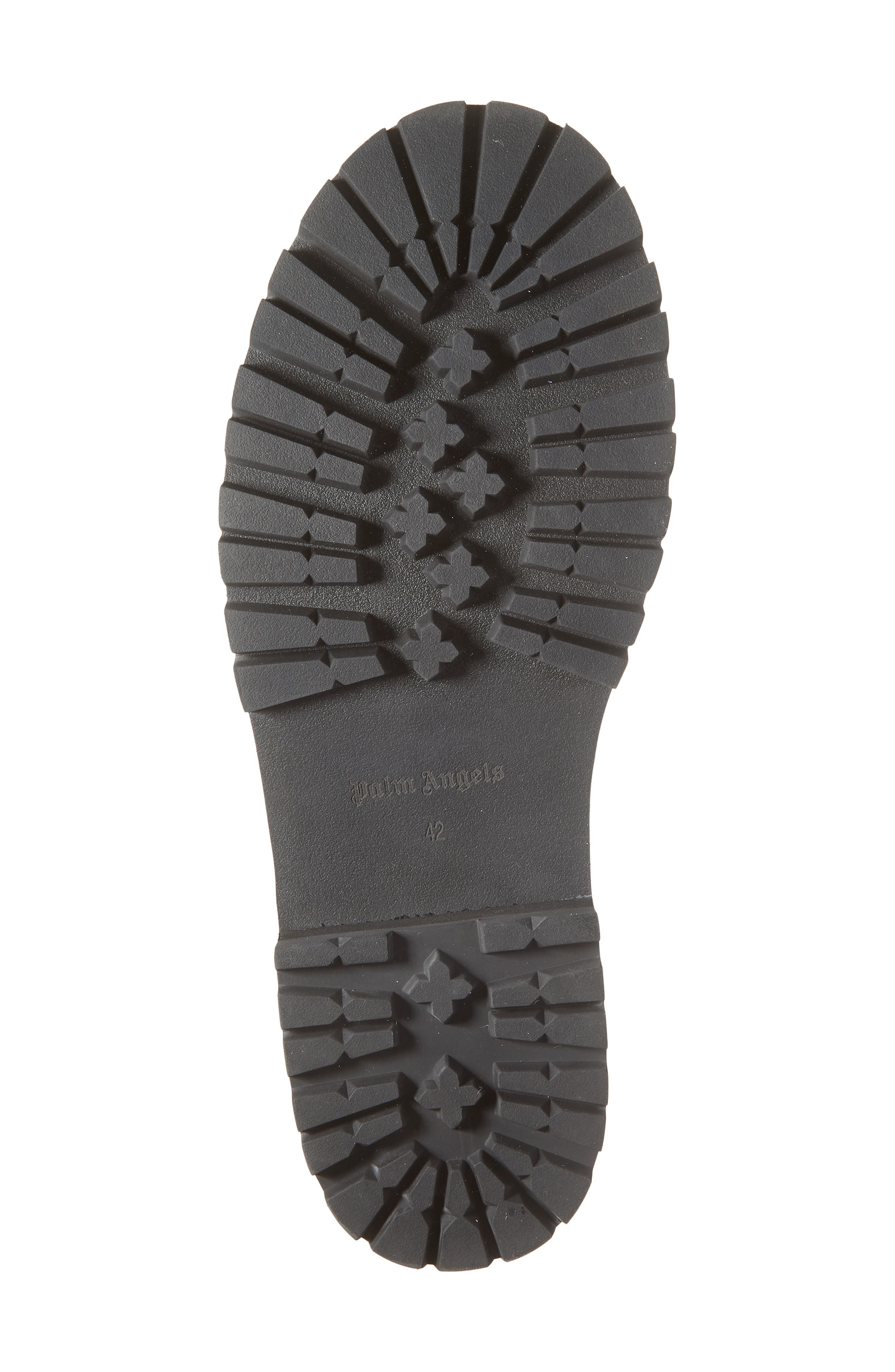 Palm Angels Logo Mismatched Loafer, Alternate, color, Black