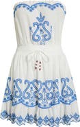 Ramy Brook Natalia Embroidered Cotton Cover-Up Dress