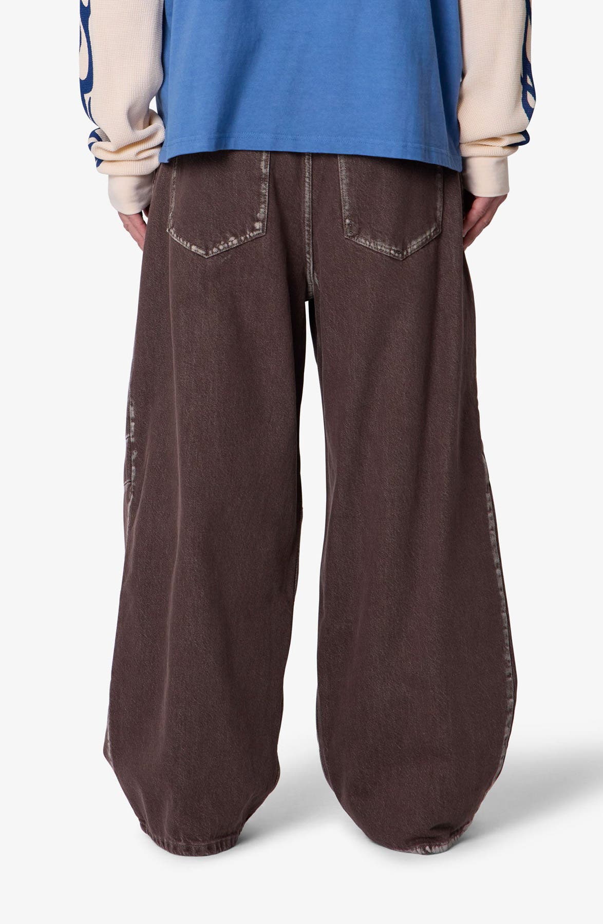 Pleated Denim Jeans - image 2