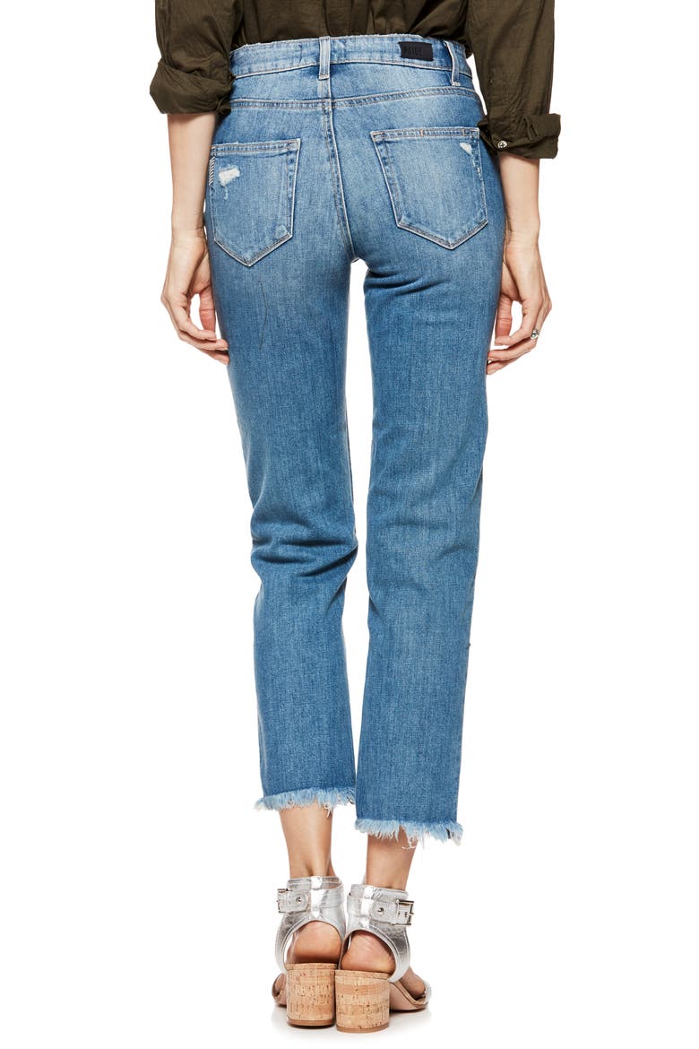 Sarah High Waist Straight Leg Jeans, Alternate, color, VENICE