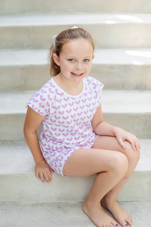 LILA AND HAYES LILA AND HAYES EMERY GIRLS' SHORT SET