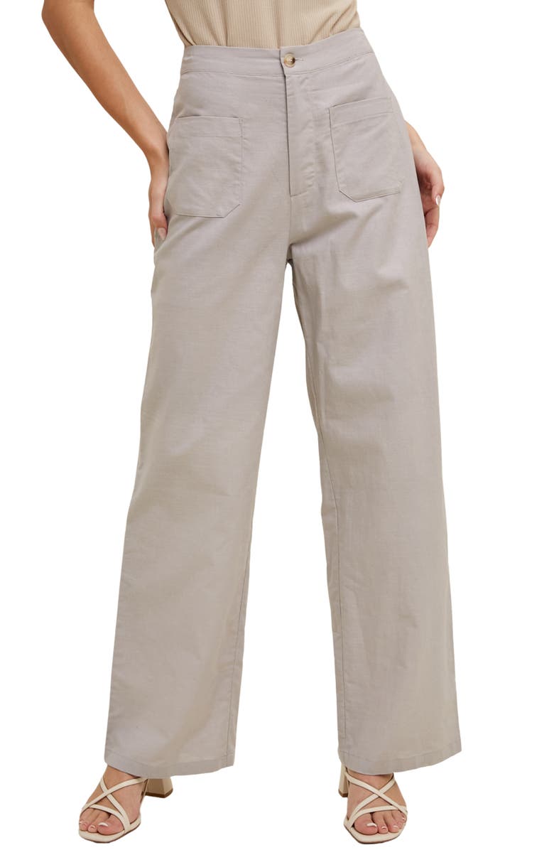 WISHLIST High Rise Wide Leg Pants, Main, color, Mist