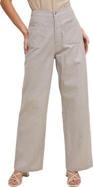 WISHLIST High Rise Wide Leg Pants