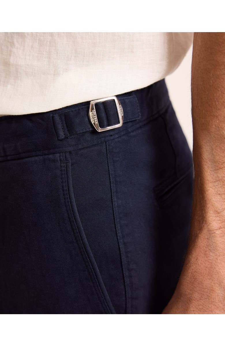 Orlebar Brown Fallon Stretch-Cotton Tailored Fit Stretch-Cotton Chinos, Alternate, color, Dark Navy