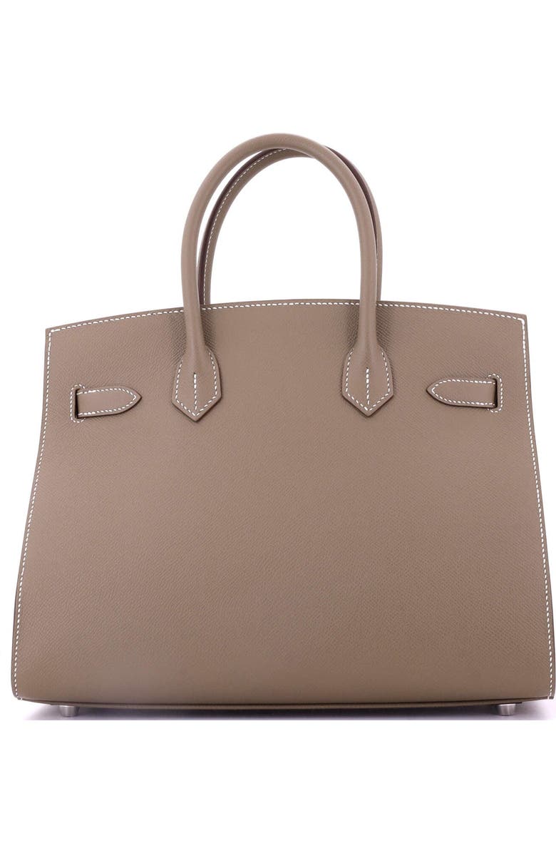 Pre-Owned Hermes Birkin Sellier Bag Grey Epsom with Palladium Hardware 30, Alternate, color,