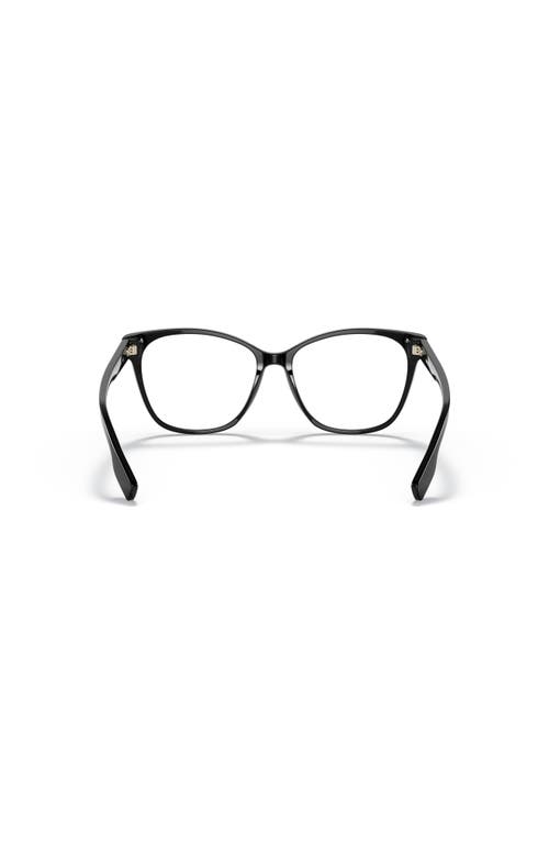 Burberry 54mm Square Optical Glasses In Black
