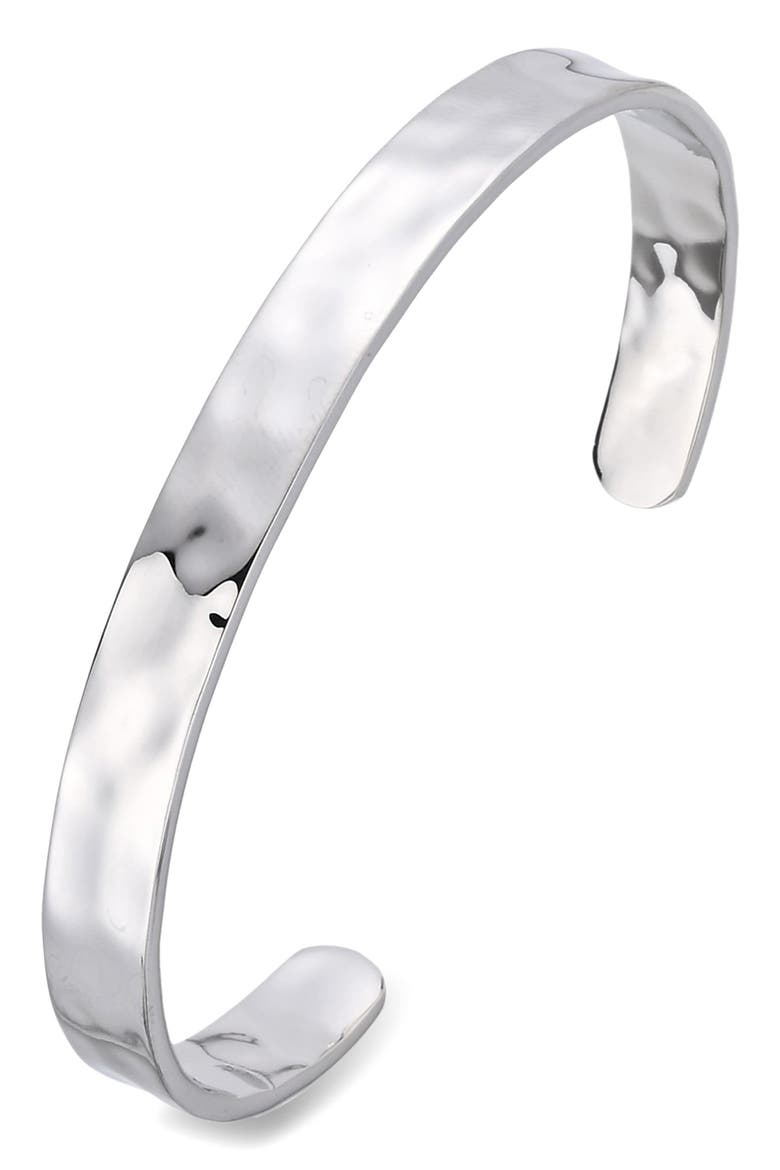 Men's Parker Cuff Bracelet, Alternate, color, SILVER