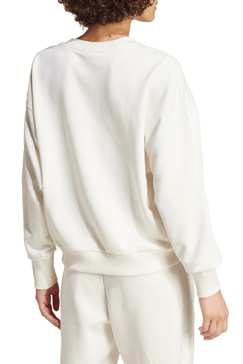 All Szn French Terry Crewneck Sweatshirt, Alternate, color, OFF WHITE