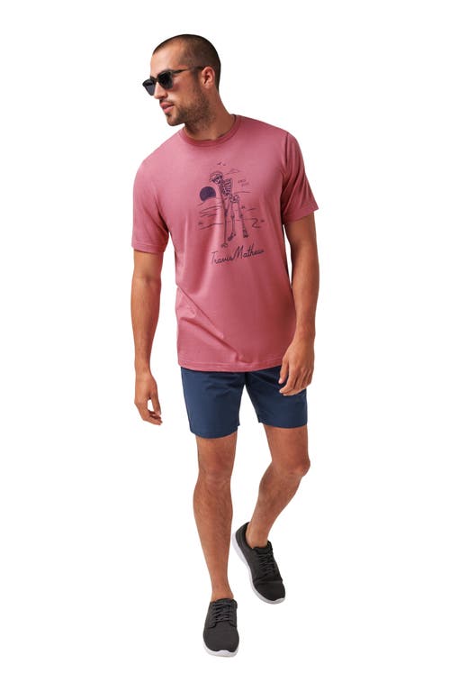 Travismathew Lost Weekend Graphic T-shirt In Pink