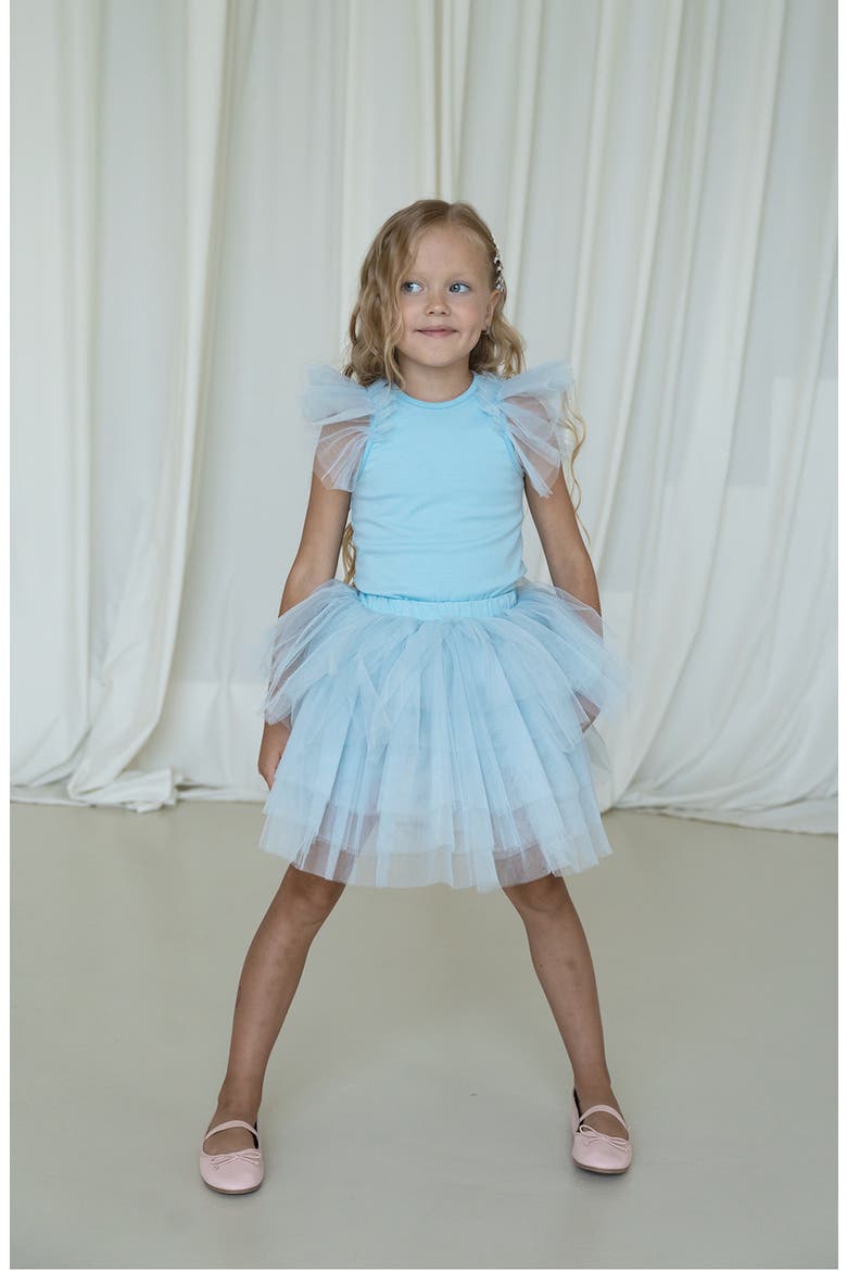 Mist Tutu Set, Alternate, color, Cool Blue
