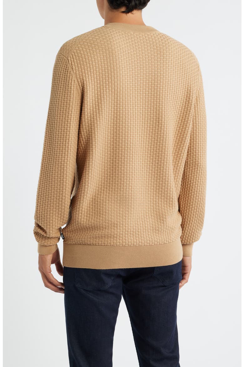 Imberto Textured Sweater, Alternate, color, MEDIUM BEIGE