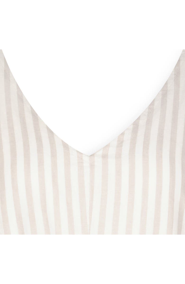 Hope & Henry Womens' Tie-Waist Wide Leg Jumpsuit, Alternate, color, Light Taupe Stripe