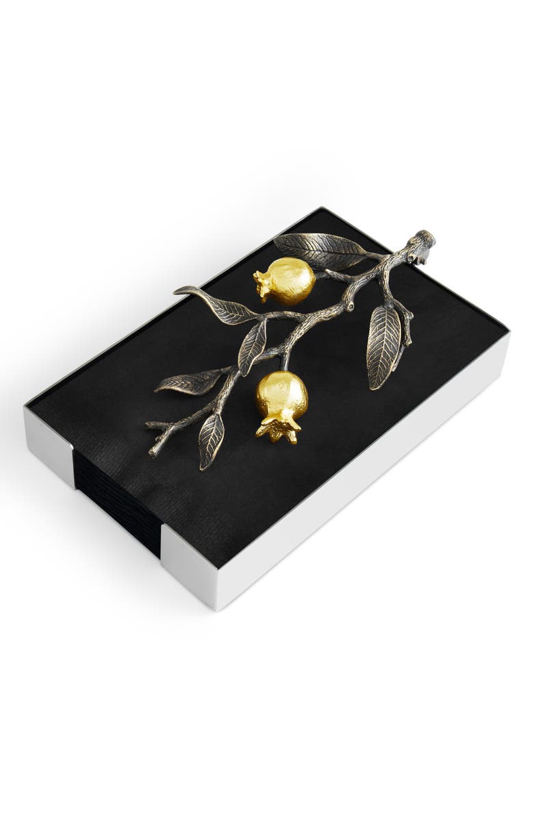 Michael Aram Pomegranate Vanity Napkin Holder, Alternate, color, Gold