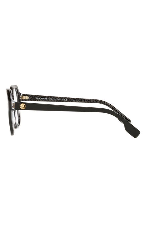Burberry 54mm Square Optical Glasses In Brown