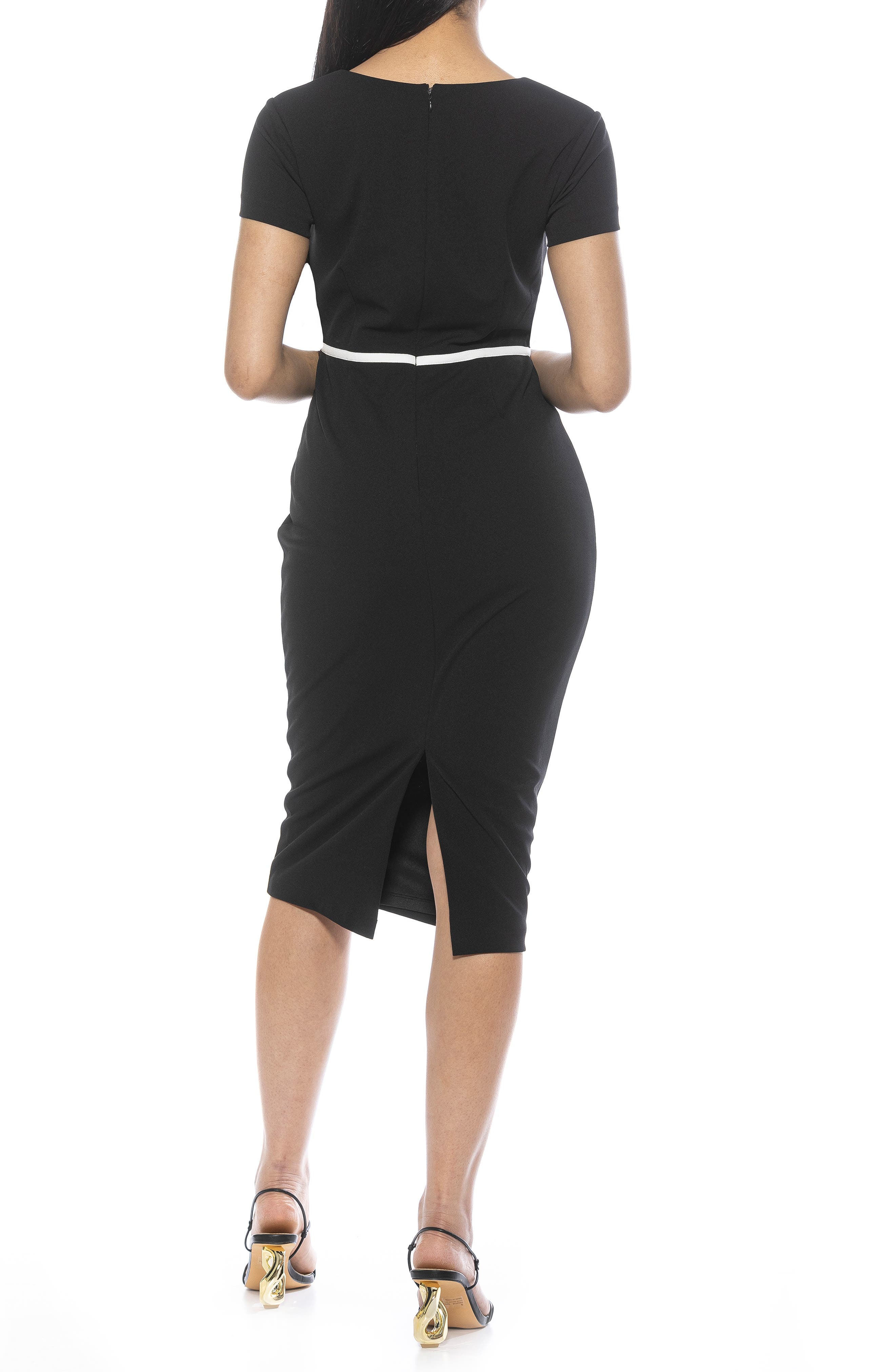 Alma Sheath Midi Dress - image 4