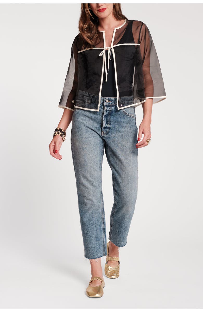 Frances Valentine Parker Swing Top, Alternate, color, Black