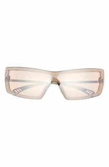 Le Specs The Bodyguard Limited Edition Oversize Shield Sunglasses, 145mm