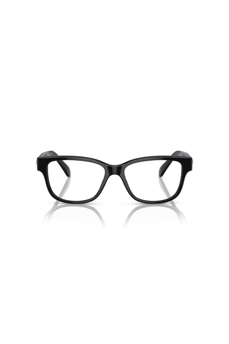 52mm Rectangle optical glasses, Alternate, color, Black