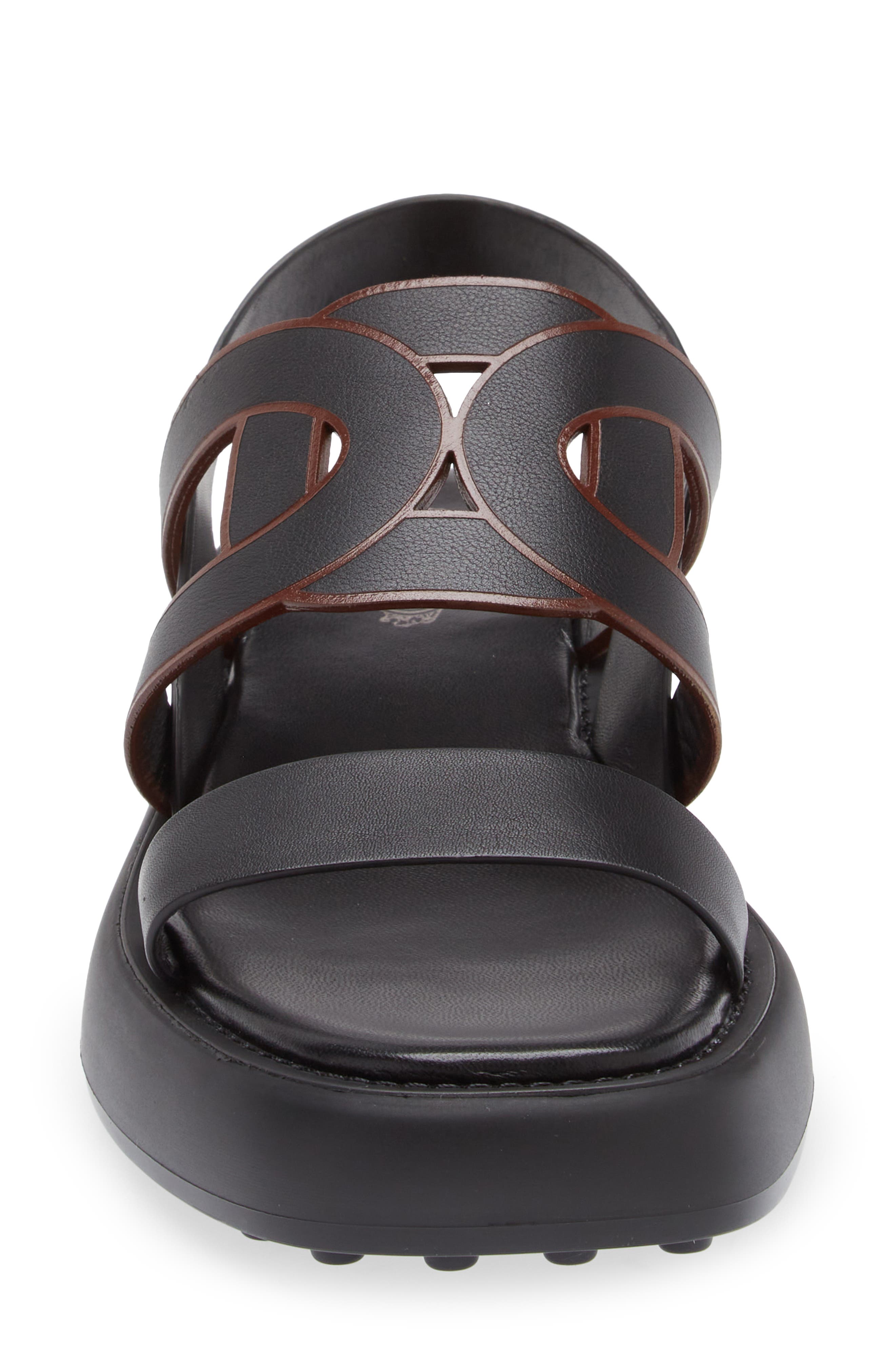 Tod's Kate Chain Detail Slingback Sandal, Alternate, color, 