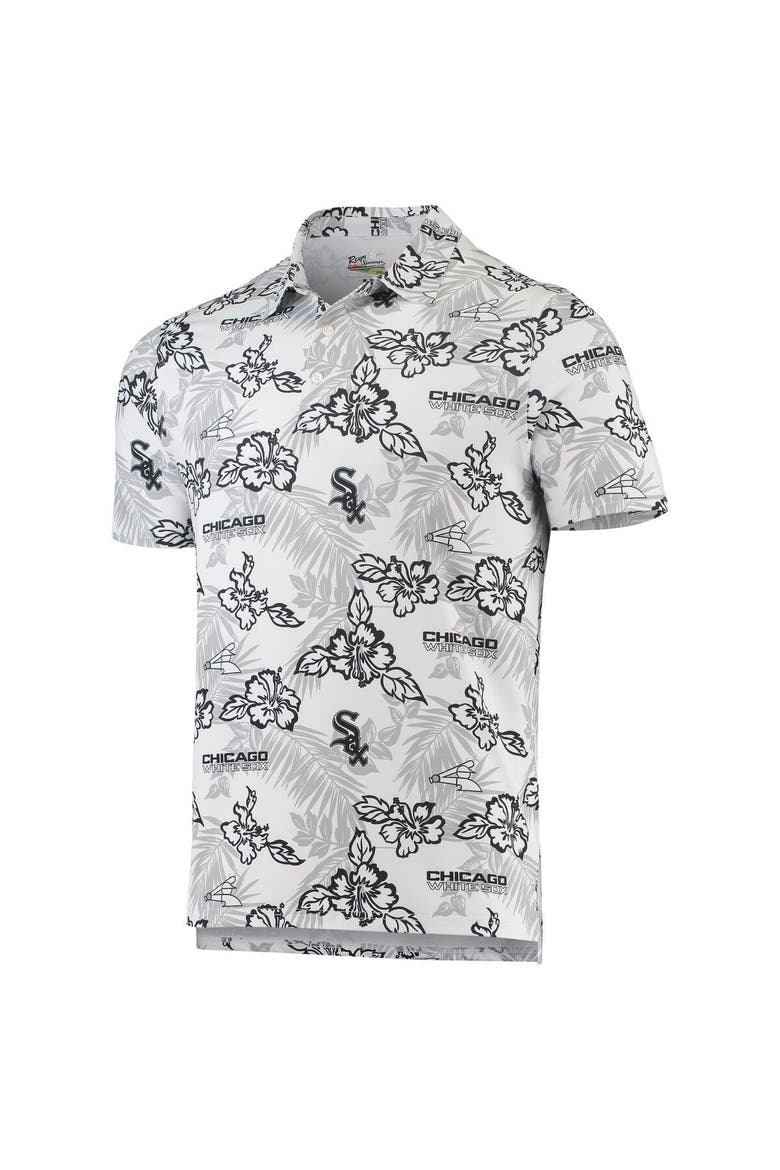 Men's Reyn Spooner White Chicago White Sox Performance Polo, Alternate, color, White