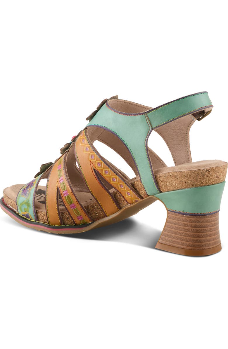 L'Artiste by Spring Step Galfriday Sandal, Alternate, color, Mint Green Multi