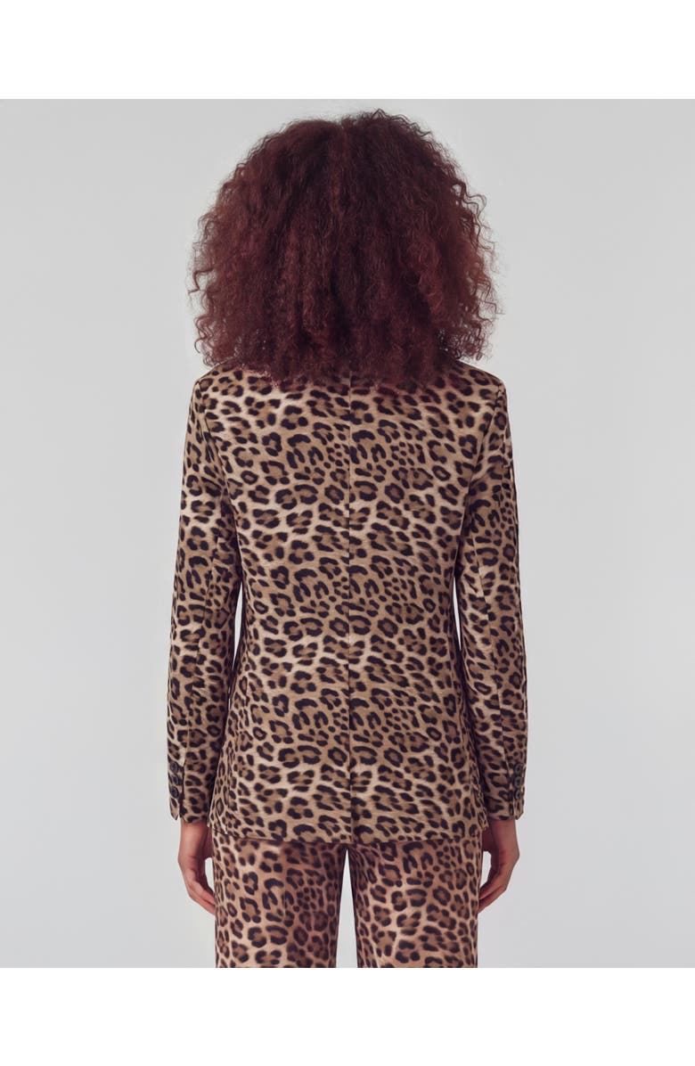 Lords of Harlech Leopard Womens Tailored Blazer, Alternate, color, Leopard Brown