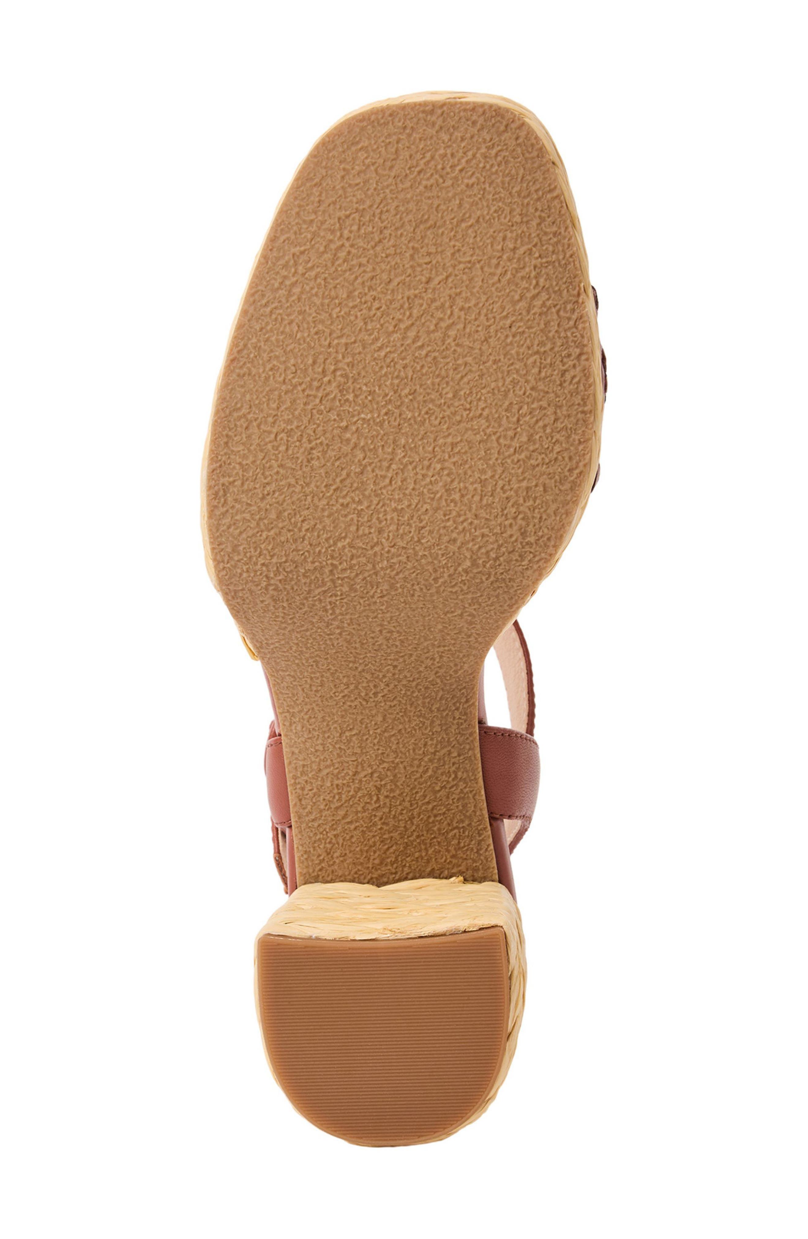Laurin Ankle Strap Platform Sandal, Alternate, color, LUGGAGE