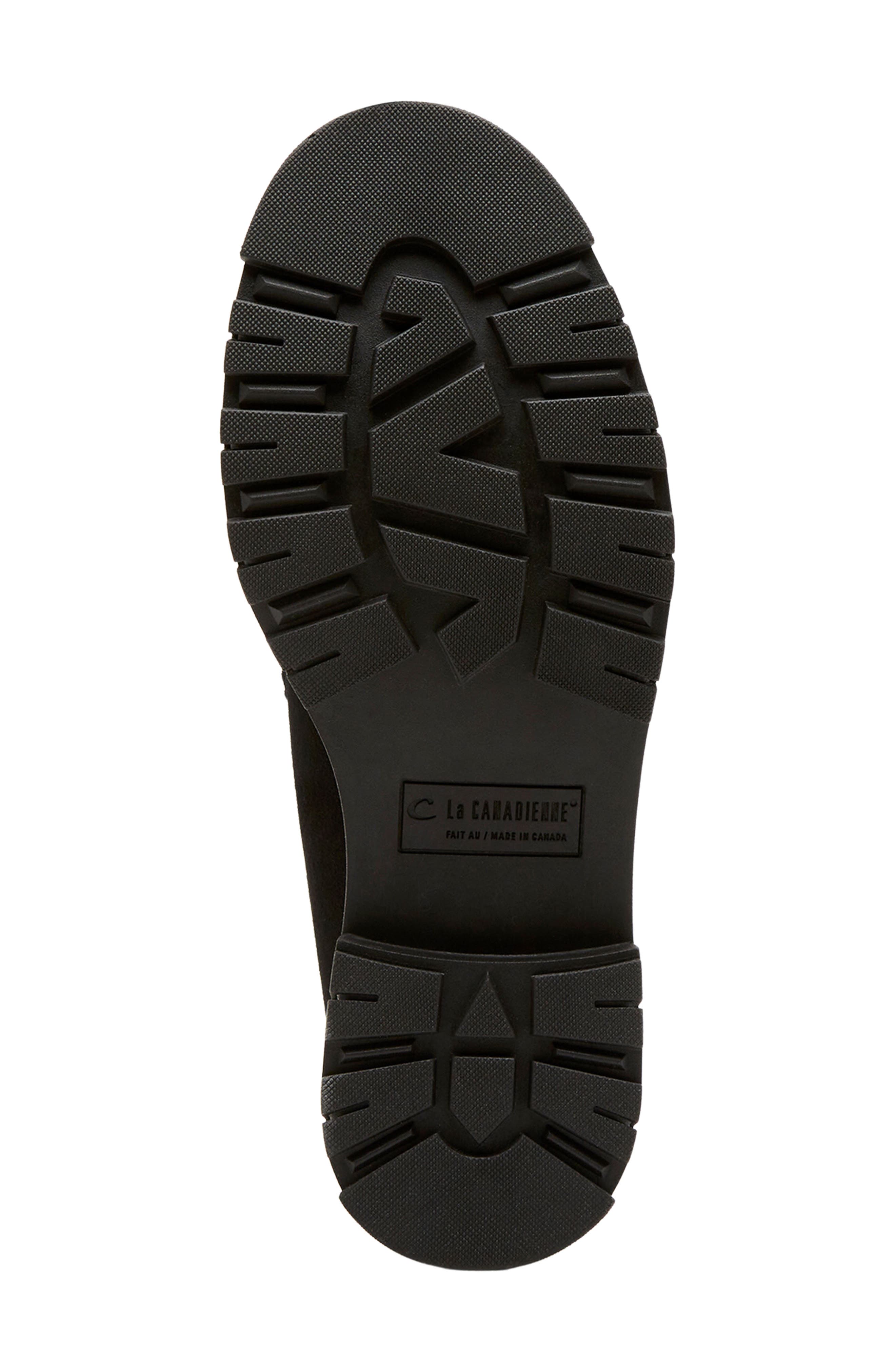 La Canadienne Devin Waterproof Penny Loafer, Alternate, color, Black Suede