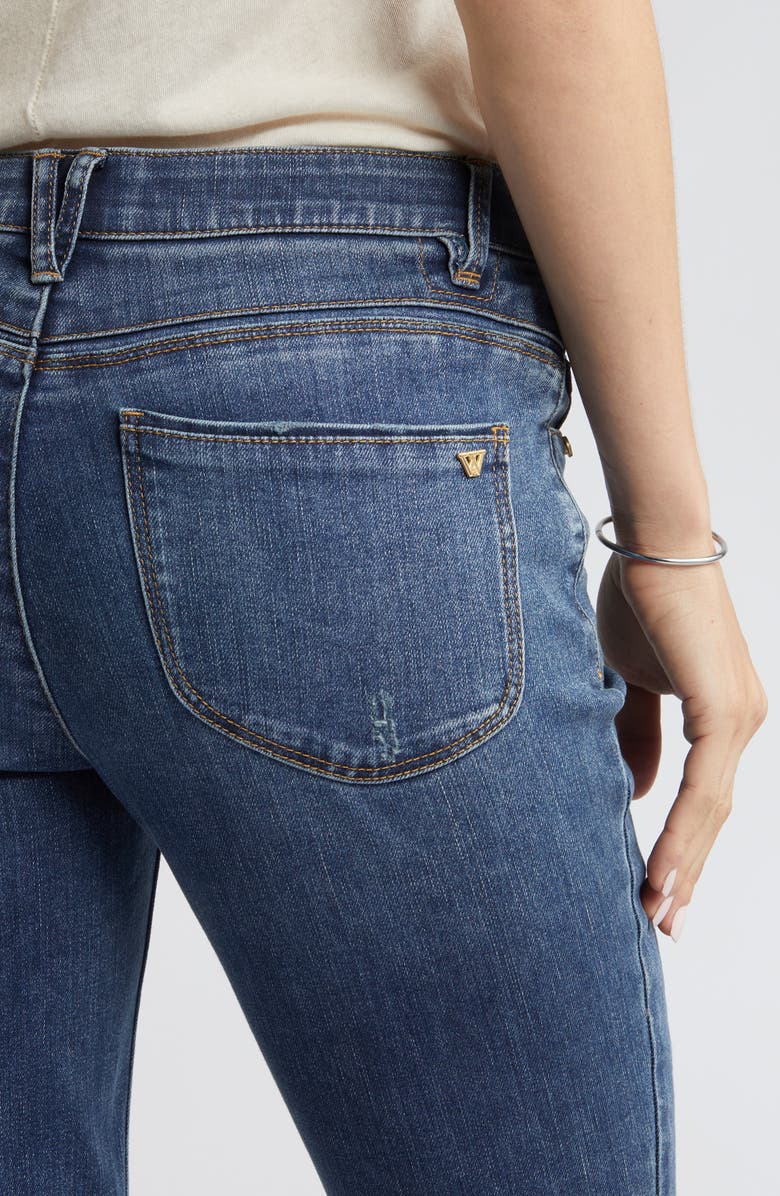 Wit & Wisdom 'Ab'Solution Frayed High Waist Bootcut Jeans, Alternate, color,