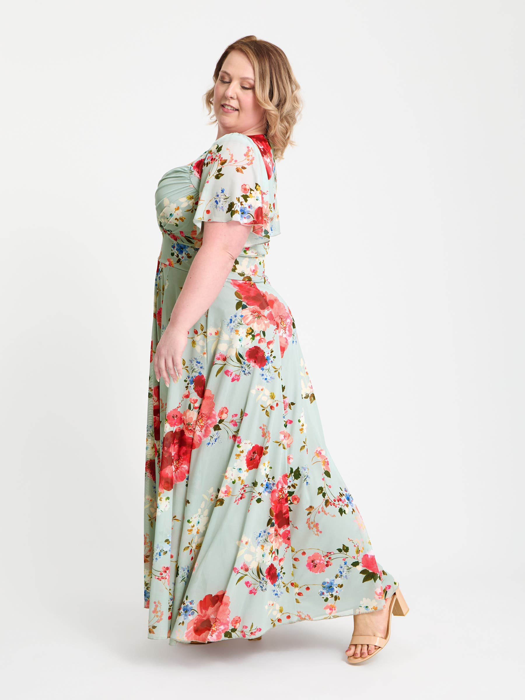 Kemi Bolero Wrap Bodice Maxi Gown - image 2