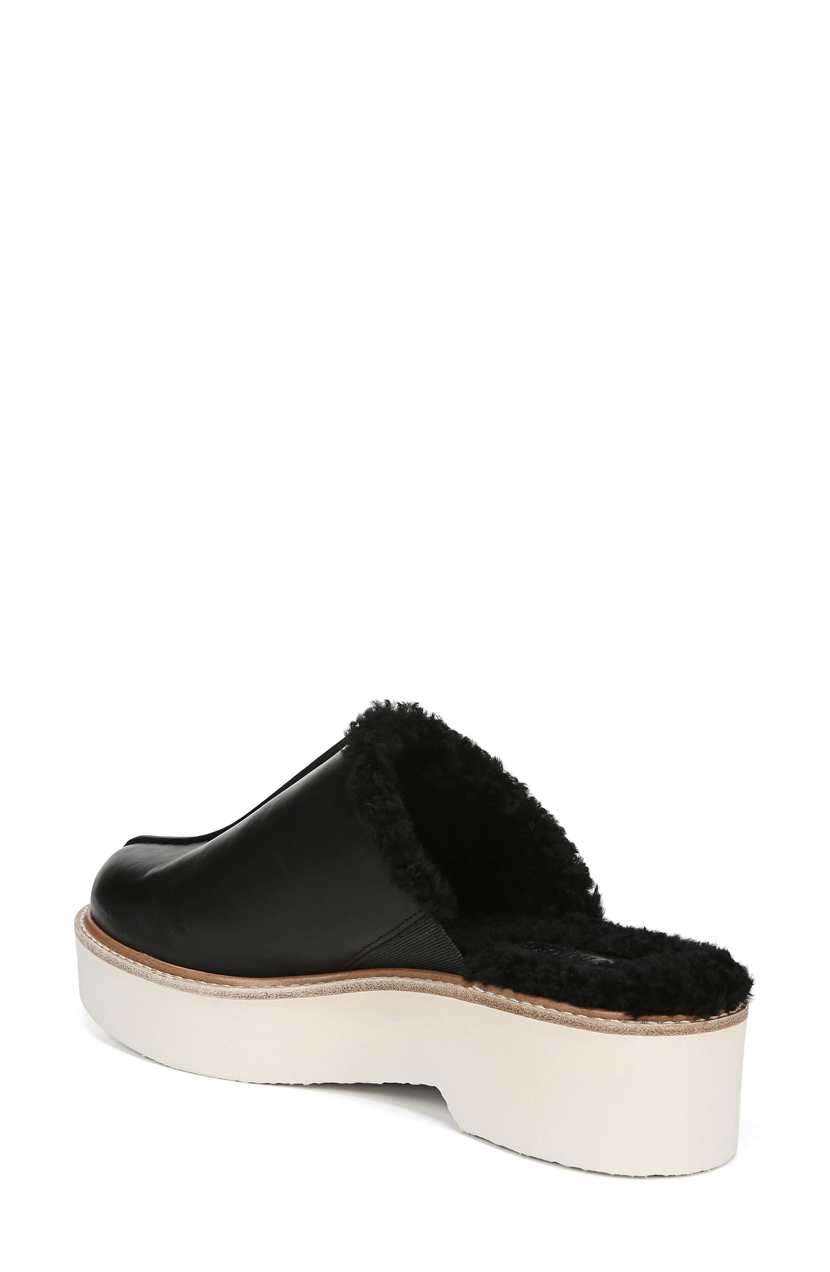 Vince Adler Genuine Shearling Lined Platform Mule, Alternate, color, 