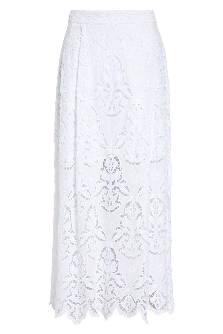 Stacy Midi Skirt, Alternate, color, OPTIC