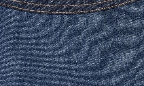 Shop Reiss Kids' Wilder Denim Dress In Blue