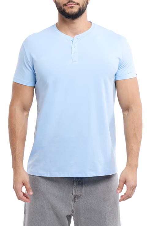 Short Sleeve Henley