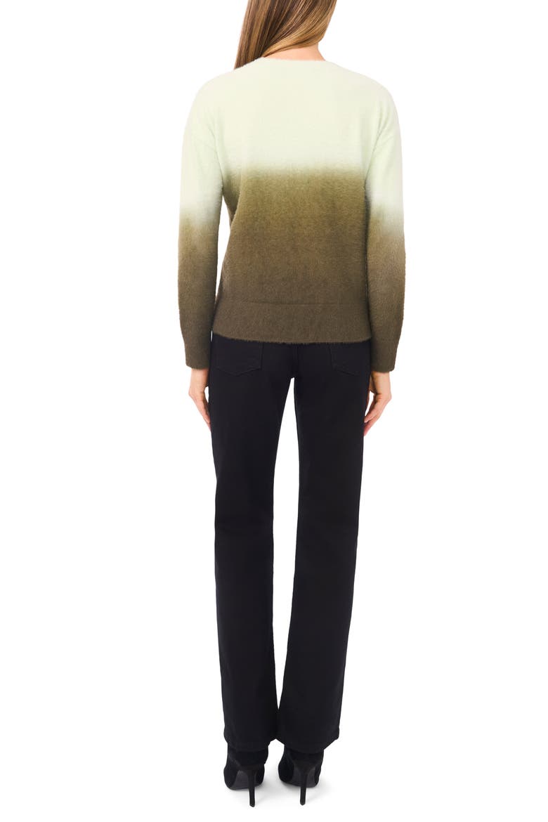 Ombré Crewneck Sweater, Alternate, color, SEACREST