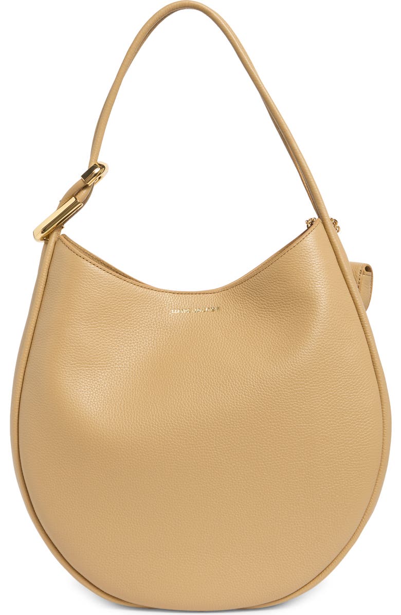 Marc Jacobs Large The Crescent Leather Shoulder Bag, Alternate, color, Camel
