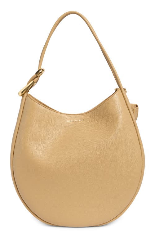 Marc Jacobs Large The Crescent Leather Shoulder Bag In Brown