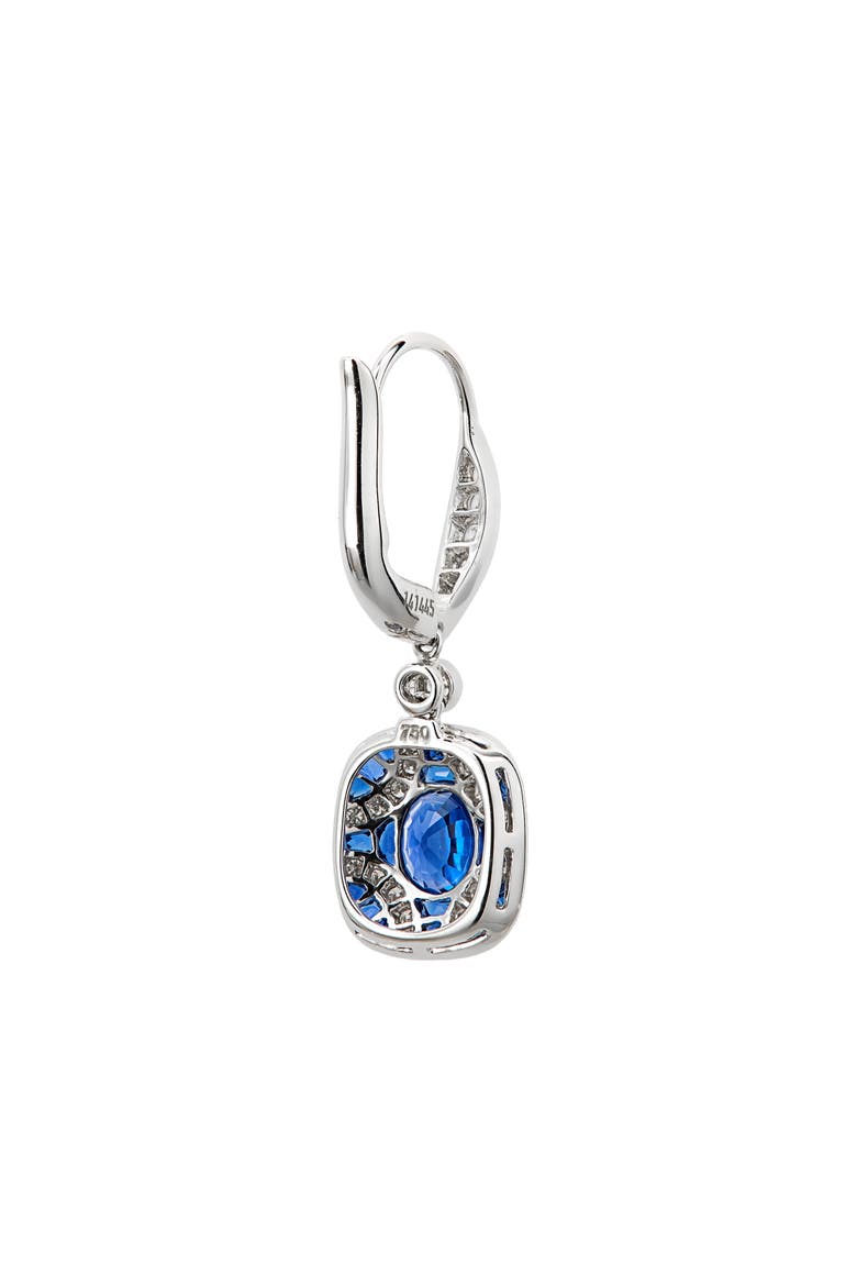 Argyle Blue Sapphire & Diamond Drop Earrings, Alternate, color, BLUE SAPPHIRE