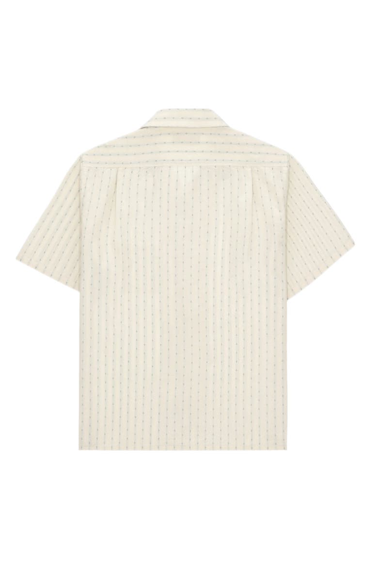 Prequel Short Sleeve Cotton Shirt, Alternate, color, BLUE