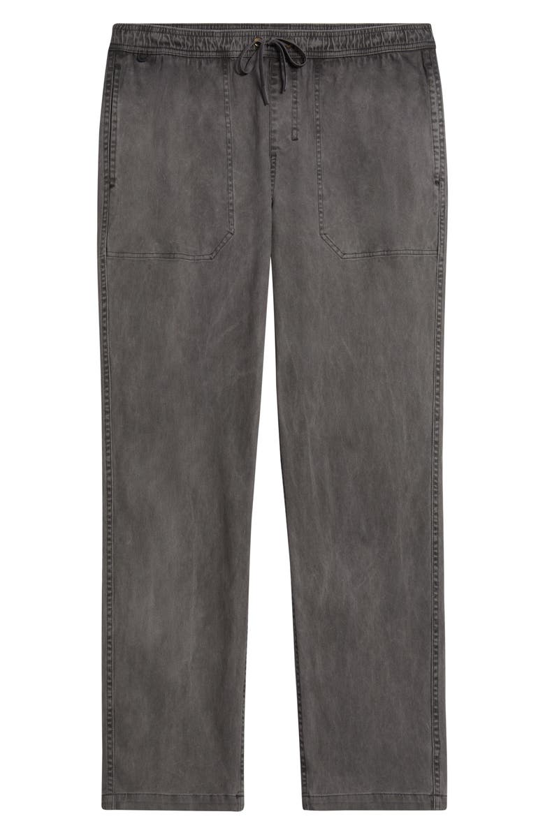 Roark Made to Fade Stretch Cotton Drawstring Pants, Alternate, color, Washed Smoke