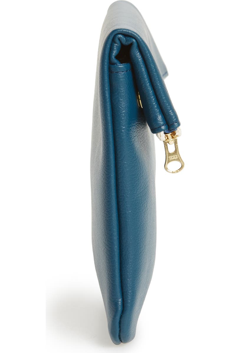 MT Craig Medium Faux Leather Clutch, Alternate, color,