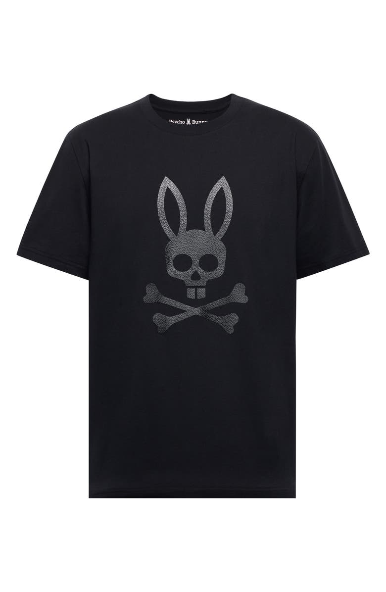 Psycho Bunny Payson Leather Texture Graphic T-Shirt, Alternate, color, 