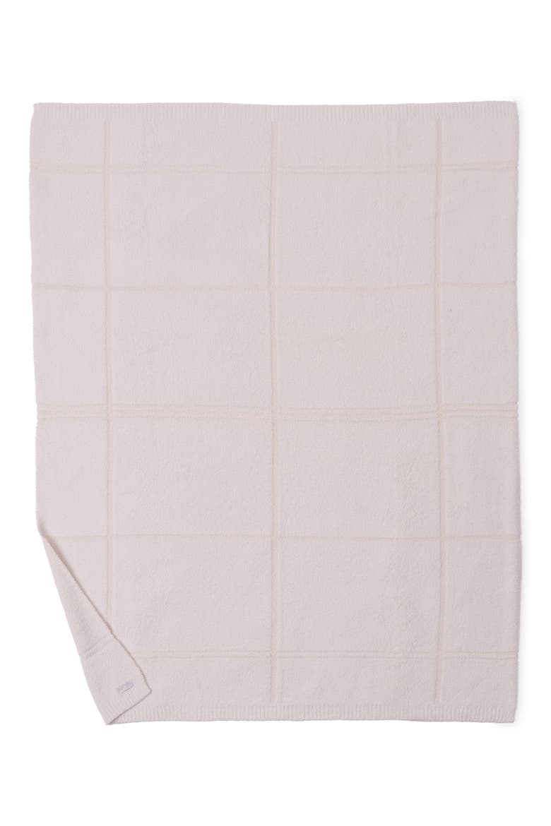 CozyChic® Tonal Plaid Throw Blanket, Alternate, color, CREAM