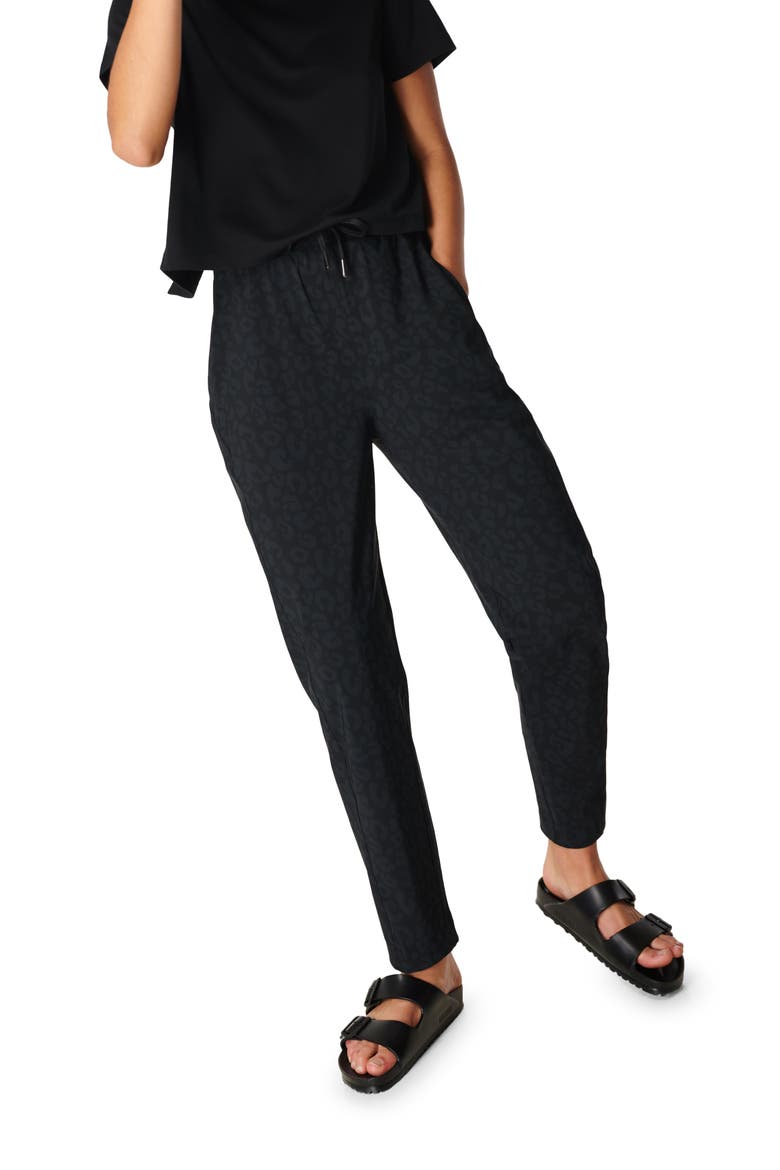 Explorer Pants, Main, color, BLACK TONAL LEOPARD PRINT