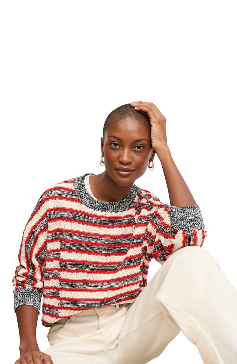 M.M.LaFleur Leila Slouchy Sweater - Multi Knit, Alternate, color, 