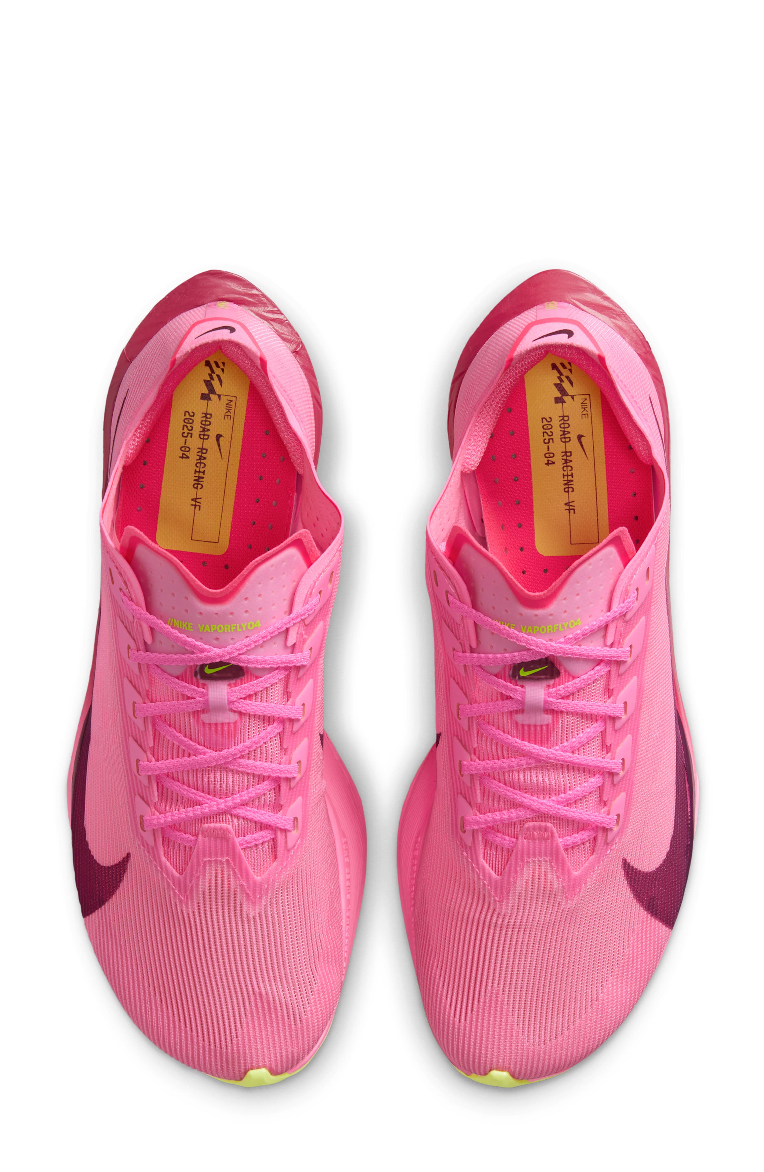 Nike Vaporfly 4 Racing Shoe, Alternate, color, Pink Spell/ Bordeaux