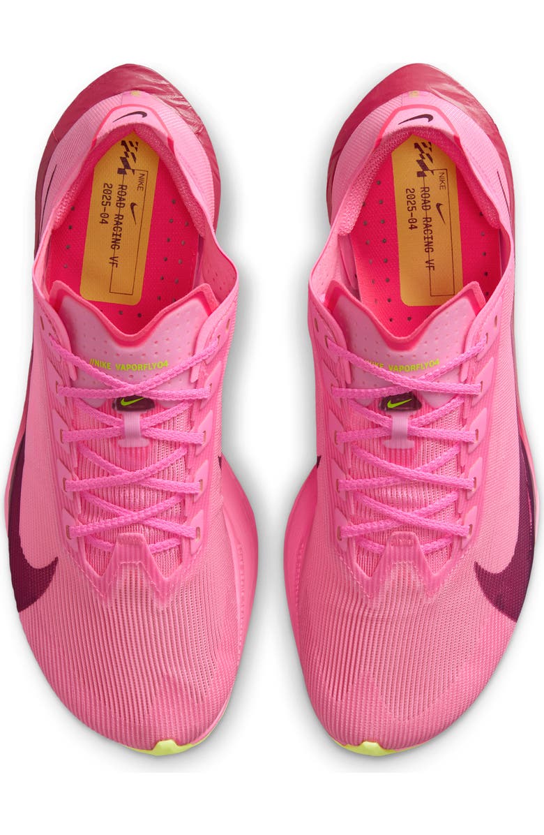 Nike Vaporfly 4 Racing Shoe, Alternate, color, Pink Spell/ Bordeaux